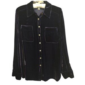 Sundance Velvet Dark Blue Blouse